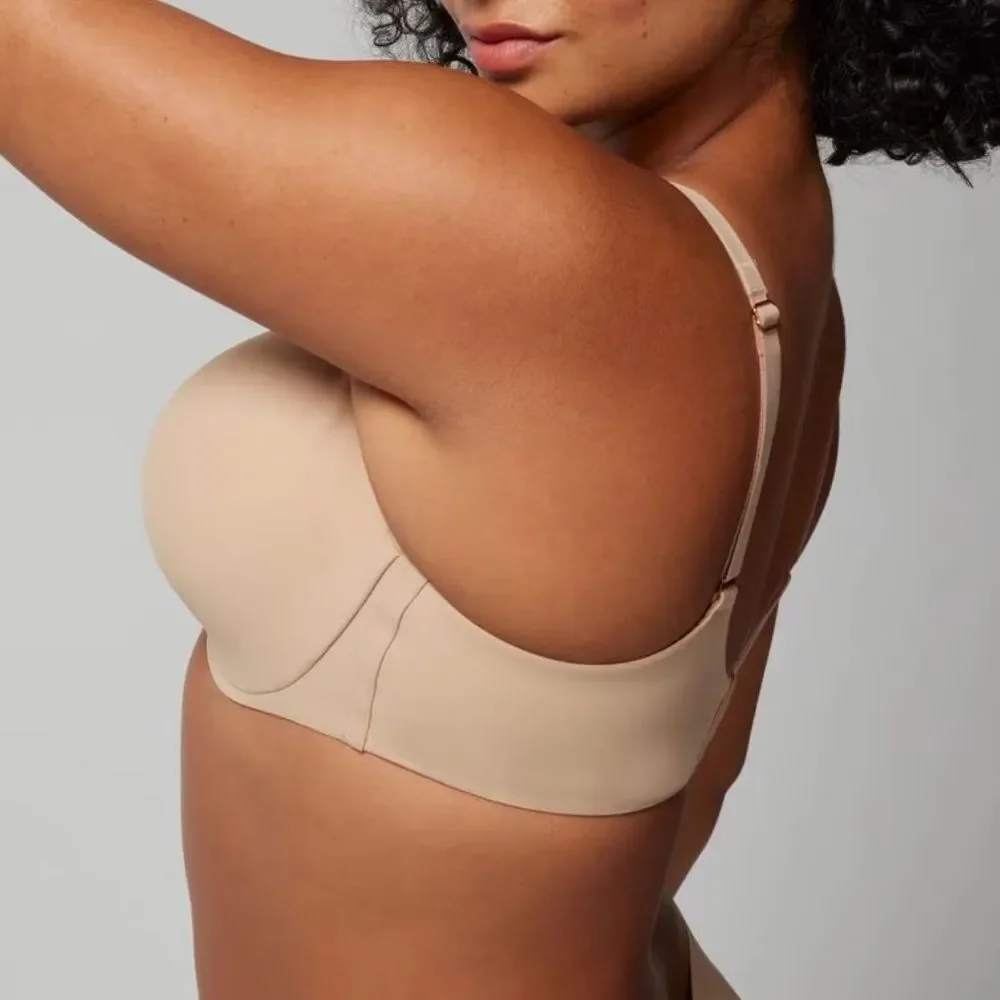 SOMA Bodify Perfect Coverage Bra Mesh Underwire Warm Amber Beige Tan 40C